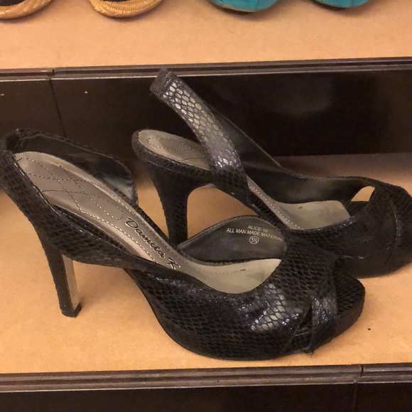 Black snake leather print - Picture 4 of 5